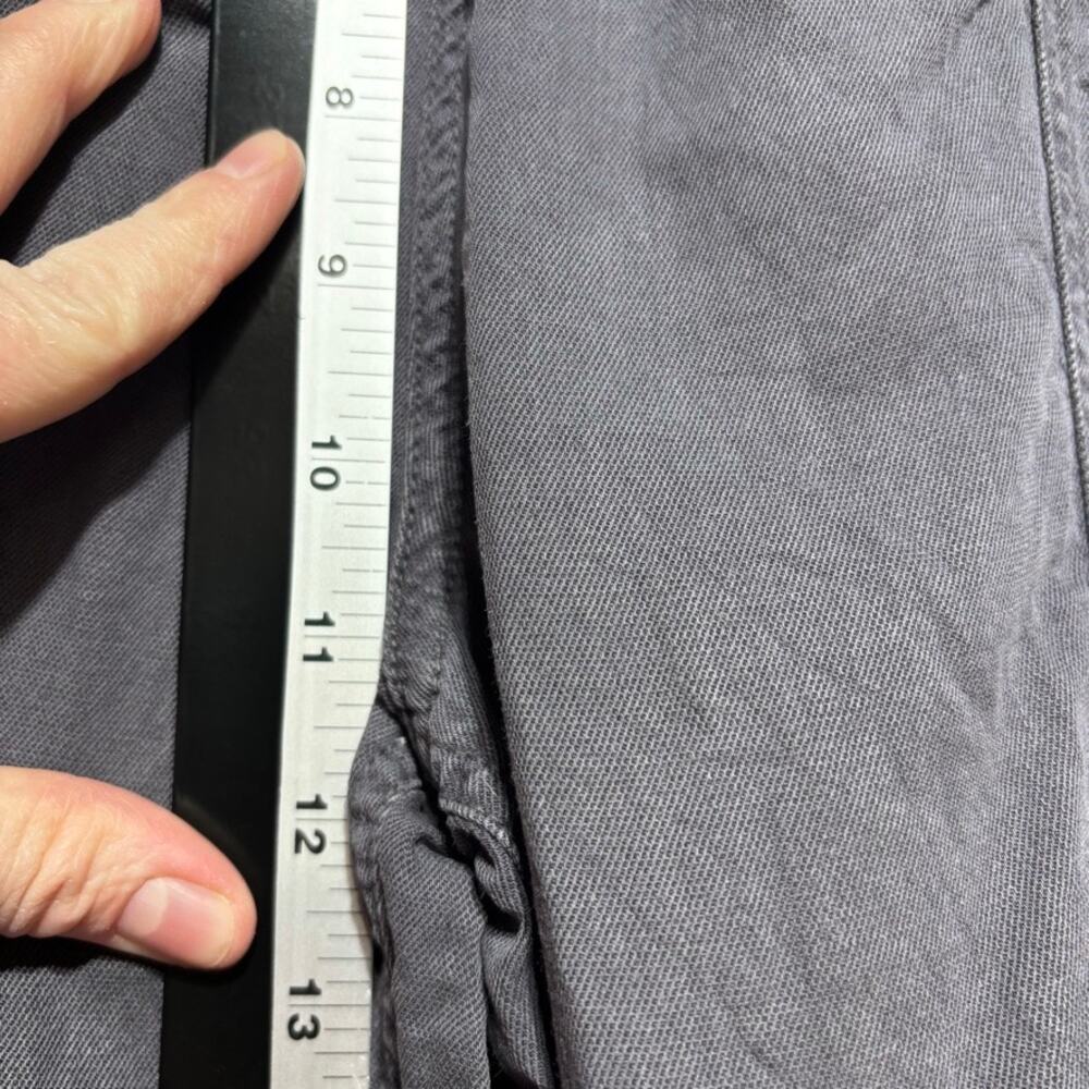 Faherty Women's Charcoal Gray Jogger Pants Tencel Organic Cotton Blend Size L - Picture 6 of 10